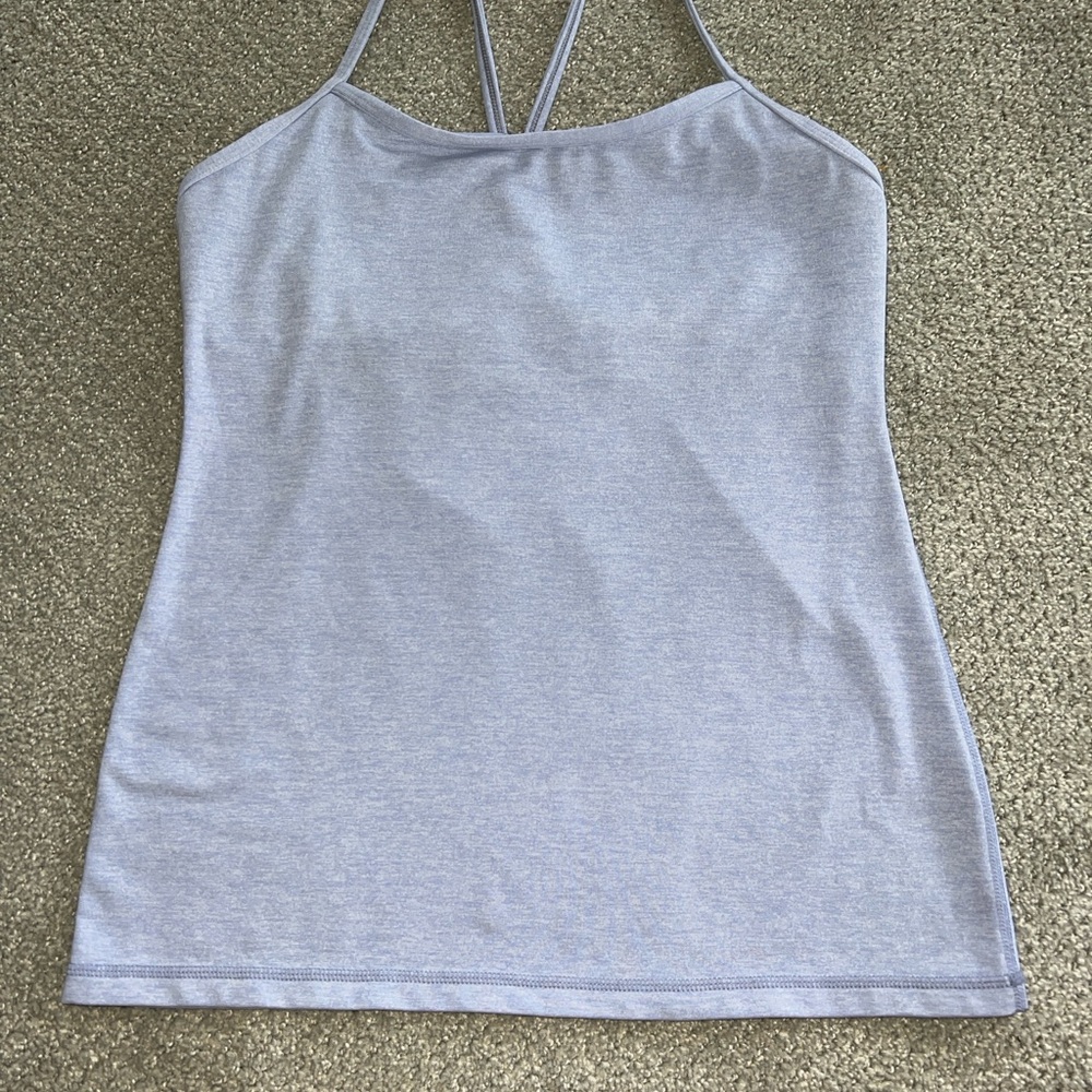 Lululemon Athletica blue Fitted Camisole Tank Top